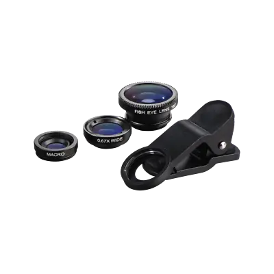 £9.95 • Buy Hama 3 In 1 Universal Mobile Phone Camera Lens Kit Fish Eye Wide Angle Macro UK