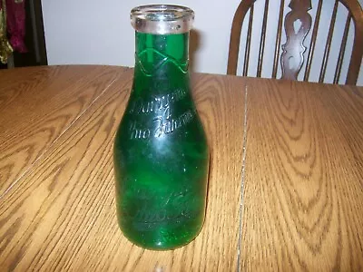 $7.99 • Buy Dairymens Ohio Farmers One Quart Clear Milk Bottle Cleveland Ohio Embossed 
