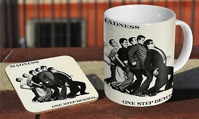 Madness One Step Beyond - Ceramic Coffee / Tea Mug + Matching Coaster  • £8.49
