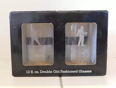 Elvis Presley Double Old Fashion Glasses - New In Box • $14.99