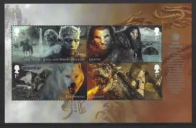 Great Britain 2018 Game Of Thrones Pane 3 Ex Prestige Book Unmounted Mint Mnh • £11.50