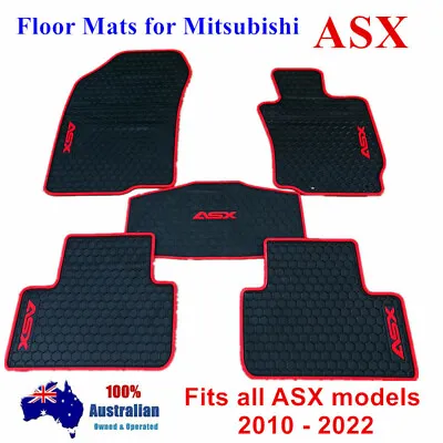 $85 • Buy All Weather Rubber Waterproof Floor Mats Customized For Mitsubishi ASX 2010 2022