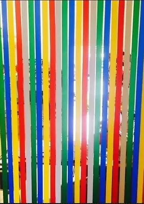 Milkbar Fly Strip Blinds Room Divider Window Door Rainbow Retro Charm Lw 80cm • $88.95