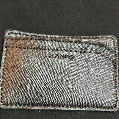 Mango Card Case PEWTER SILVER METALLIC • $13