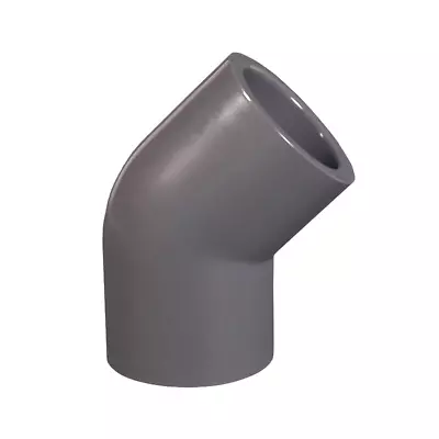 817 Schedule 80 PVC Fittings 2-Way 45° Elbow Connector 3/8  • $9.15