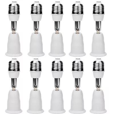 10 Pack E26/E27 Light Socket Extender 4.5 Inch Extension Adjustable Vertical 90° • $20.96