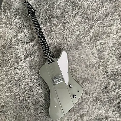 Custom Firebird Electric Guitar Gray Mini Pickups Chrome Hardware Free Shipping • $249