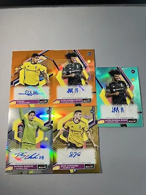 2023 Topps Finest MLS Orange Refractor Cucho COLUMBUS CREW AUTO /25 And Others • $150