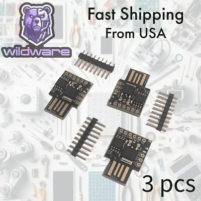 3 Pc Digispark Kickstarter Attiny85 REV3 USB Micro Development Board For Arduino • $13.92