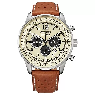 Citizen Men's CA4500-08X Eco-Drive Chronograph Stainless Steel Quartz Watch / NW • $142.99