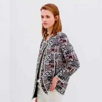 Zara Basic Tapestry Blazer Jacket Size Xs (euc) • $46