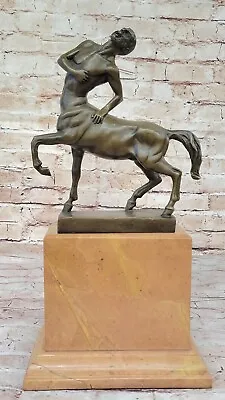 Large Greek Myth Nude Male Centaur Bronze Art Classic Sculpture Half Beast Sale • $174.50