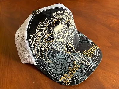 Rebel Spirit Clothing Trucker Hat Ed Hardy Tattoo Pattern H1027 • $29.99