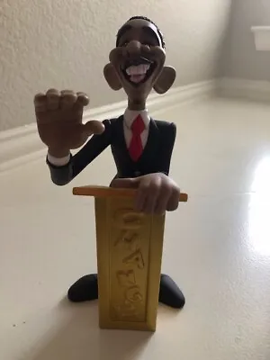 Barack Obama 2008 Magic Podium Reel FX Ren Stimpy Vinyl Toy • $50