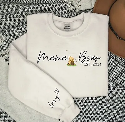 Mama Bear Personalised Jumper Gift For Mothers Day Personalised Jumpers • £30