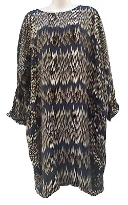 MASAI TUNIC DRESS COPENHAGEN RELAXED Fit LONG Sleeved LAGENLOOK POCKETS! GC • £12