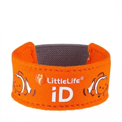 Littlelife Child ID Bracelet - Safety Wristband With ID Slips - Clownfish • £5.99