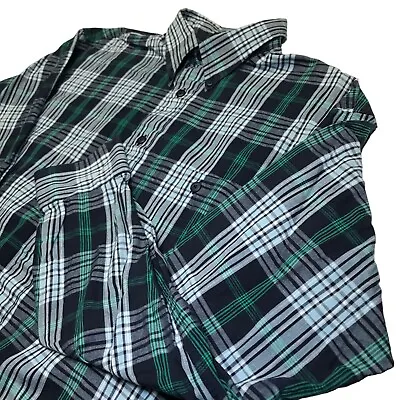 Burberry Button Down Mens Large Long Sleeve Vintage Imported Cotton Made In USA • $24.95