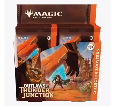PREORDER MTGOutlaws Of Thunder Junction Collector Booster Display (04/19) • $249.99