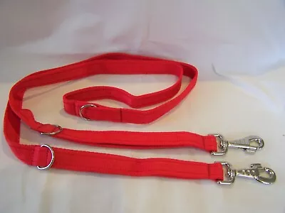 Police Style/double Ended 6ft Training Dog Lead Strong Med/large Dog 2.5cm Wide • £8.99