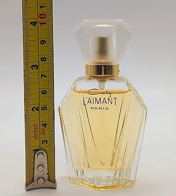 Vintage Coty L'Aimant 30ml Eau De Toilette Perfume 95% Full Art Deco Bottle • £1.20