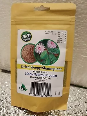 Mimosa Pudica Root Sensitive Plant Dormilones Sleepy Plant Natural Powder • £4.25