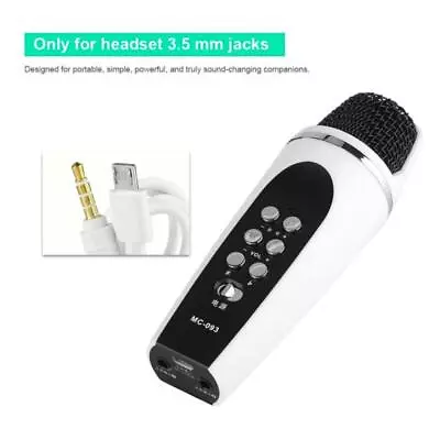 Wireless Mini 4-Mode Voice Changer Mic For Karaoke Singing Fun • $17.84