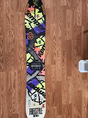 Vintage Snowboard Kempar Freestyle 165 1980's Bright Patters Italy  • $200