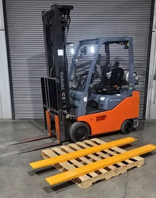 2019 Toyota 3600 Lb Capacity Industrial Warehouse Forklift Model: 8FGCU18 • $8990