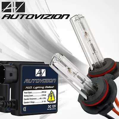 AUTOVIZION Hid Slim Kit Bulbs Ballasts 9006 9004 H1 H7 H11 880 H4 H13 9007 9005 • $24.49