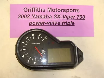 2002 YAMAHA 700 Pv Triple SXViper SX Viper Speedometer Gauge Mfd Cluster Display • $79