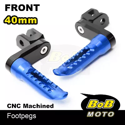 BOB 40mm Lower Rider Footpegs BLUE For Vmax 1700 09 10 11 12 13 14 15 16 17 • $55.45