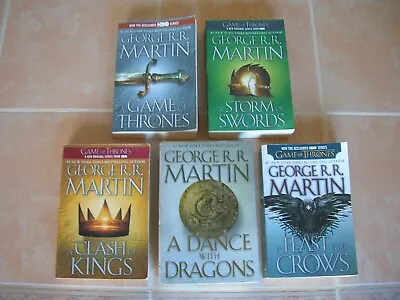 1- 5 Game Of Thrones Complete Series A Song Of Ice And Fire George R.R. Martin • $15.95