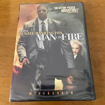 Man On Fire (DVD 2004) Widescreen Denzel Washington (Brand New) • $7.99