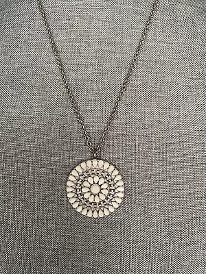 American Eagle Outfitters Necklace -24  Chain & 1 1/2  Mandala Pendant   NK379 • $14