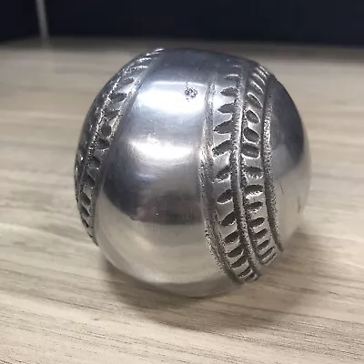 Vintage Pewter Baseball Beer Soda Bottle Opener Handmade Unique • $26.99