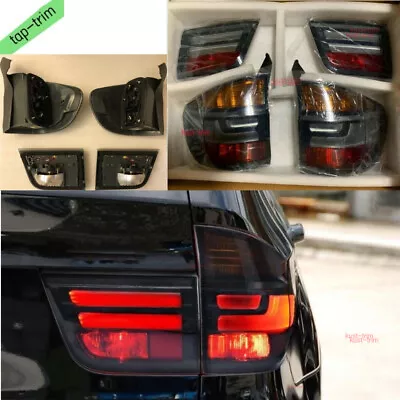 $643.99 • Buy Fit For BMW 2007-2013 X5 X5M E70 Smoked Tail Light Rear Brake Lamps LED Lights 