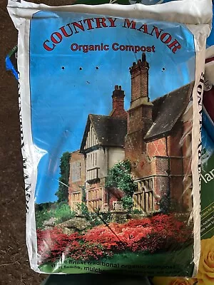 SHREDDED HORSE MANURE Compost COUNTRY MANOR  Bag Mulch Soil Conditioner Xl Bag • £14.99