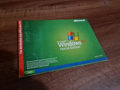 £5 • Buy Microsoft Windows XP Home Edition Start Here - Manual Only