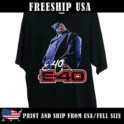 FREESHIP E-40 E 40 Siganture Short Sleeve Men S-5XL T-Shirt 2DS246 • $19.79