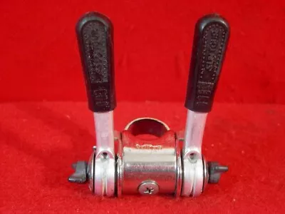 Suntour Shift Lever Set 2 X 5  Stem Mount Alloy / Steel Wingnut Adjusters Used • $13.99