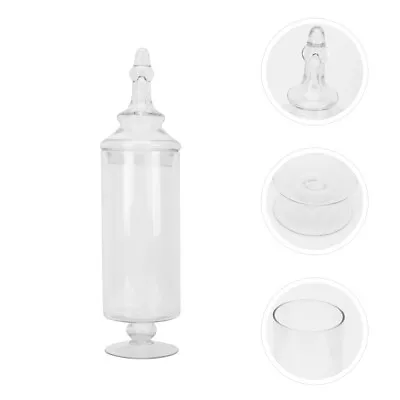 Clear Glass Apothecary Jars: Wedding Candy Buffet Decor • £26.18