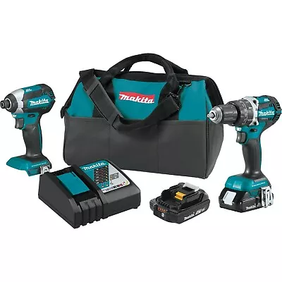 Makita XT269R 18V 2.0 Ah Compact LXT Lithium-Ion BL Brushless 2-Piece Combo Kit • $376.70