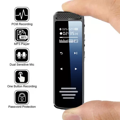 128GB Support Digital Audio Sound Voice Recorder Dictaphone MP3 Player Recording • $21.84