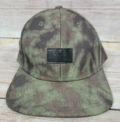 Vans Off The Wall Camphor Camouflage Tie Dye Adjustable Snapback Cap Hat Mens • $24.30
