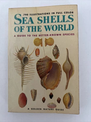 $6 • Buy Vintage Paperback Sea Shells Of The World A Golden Nature Guide 1962