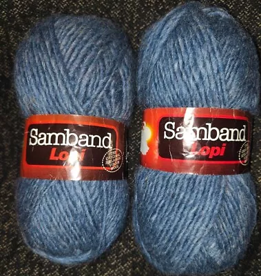 Samband Lopi Pure New Wool Yarn 2 X 100g  (Colour 037) • £19.95