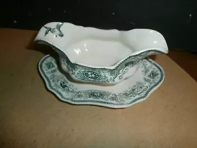 Vintage Mason's Ironstone England Game Birds Gravy Boat  • $29.99