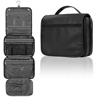 Travel Toiletry Bag For Men Women Waterproof Large Hanging Zip Makeup Organizer • $24.99