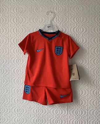 England Away Football Kit 2023 Baby Boys/Girls Size 12-18 Months BNWT • £14.99